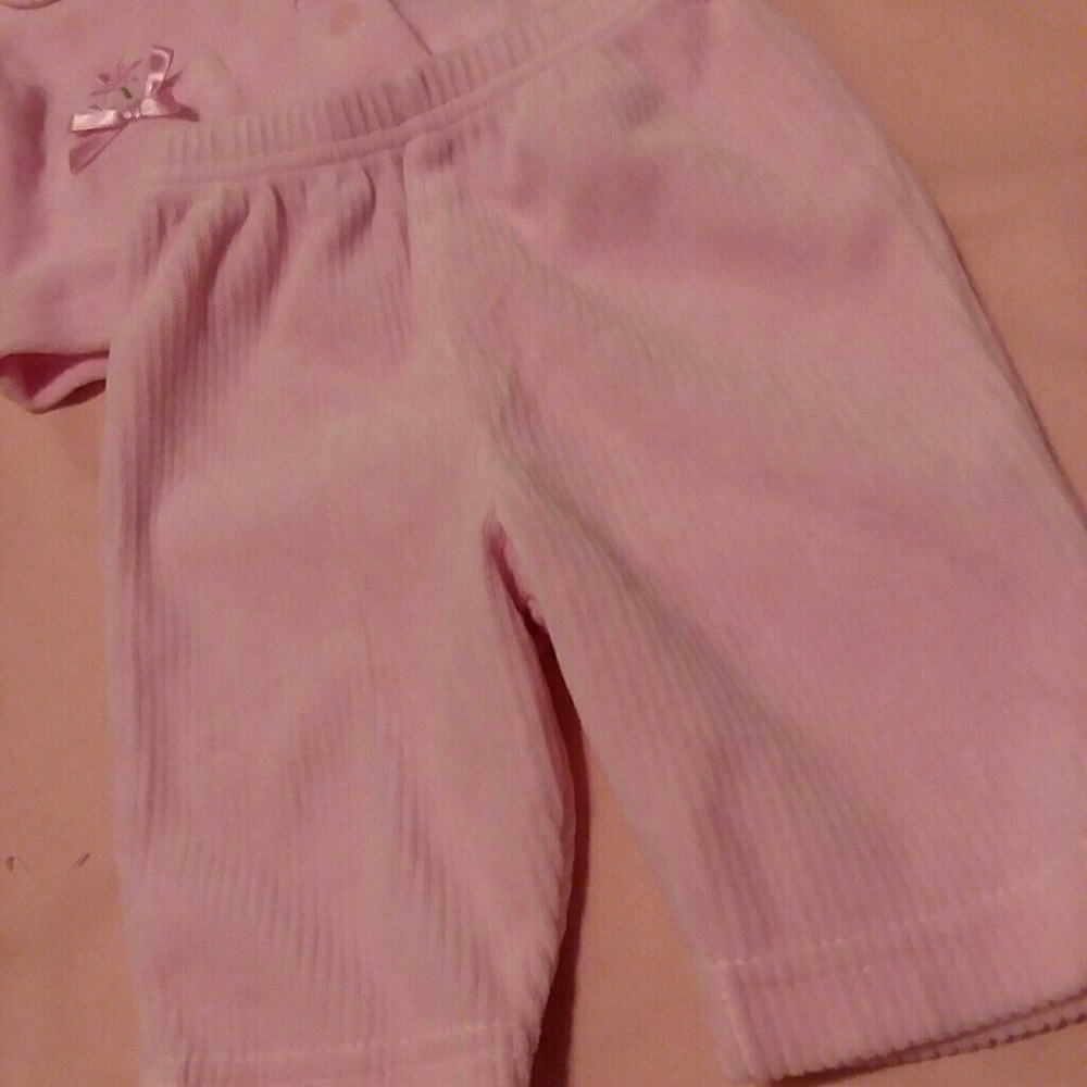Pink cotton suit - Picture 3 of 3